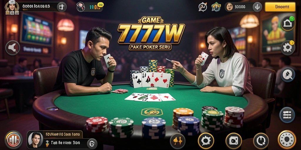 Gameplay seru dan menarik di 7777W dengan teman-teman.