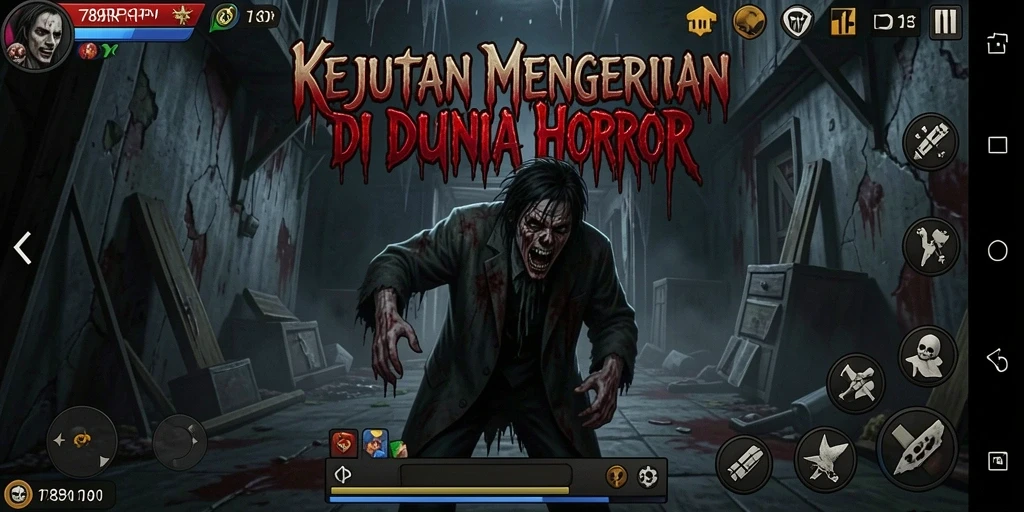 Screenshot utama 789RP menampilkan suasana gaming yang menyeramkan.