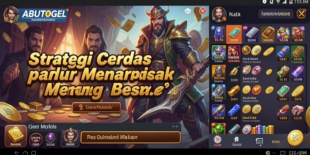 Tampilan menarik dari gameplay ABUTOGEL yang penuh strategi.