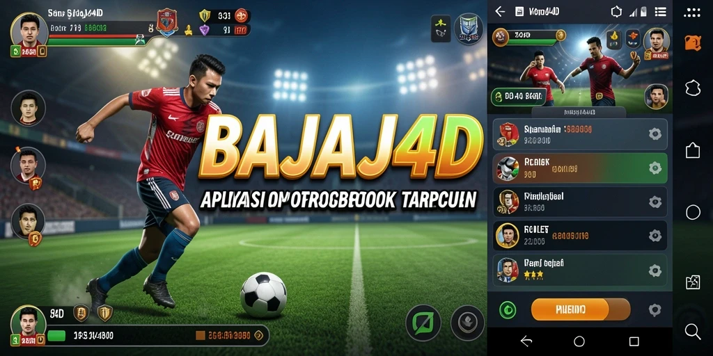 Tampilan antarmuka aplikasi BAJAJ4D yang menarik dan dinamis.