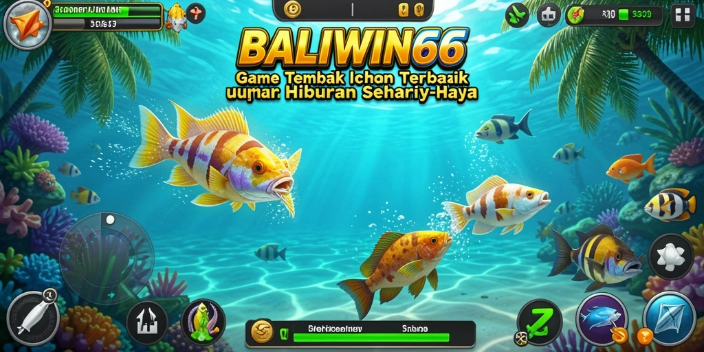Tangkapan layar gameplay <strong>BALIWIN66</strong> yang menampilkan aksi seru dalam menembak ikan.