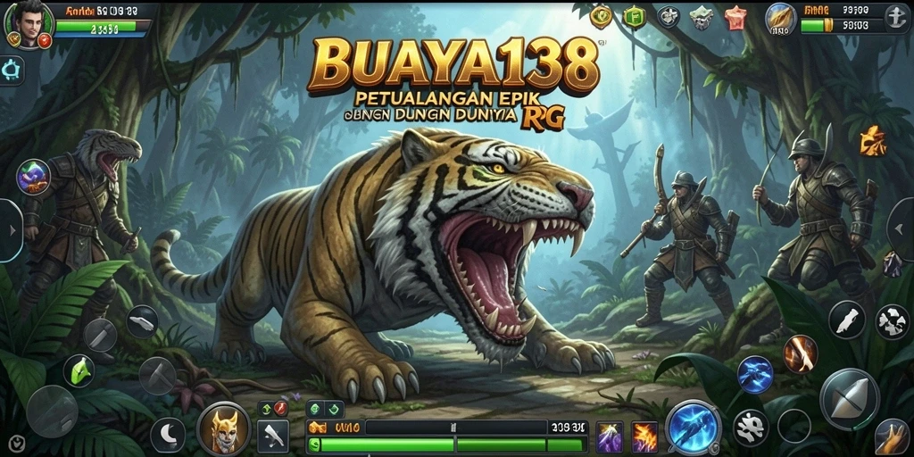 Tangkapan layar gameplay BUAYA138 menampilkan aksi seru dalam dunia RPG.