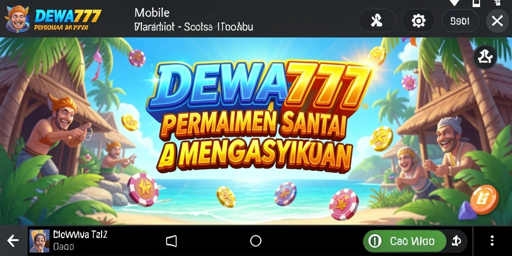 Tampilan gameplay seru DEWA777 dengan tantangan menarik.