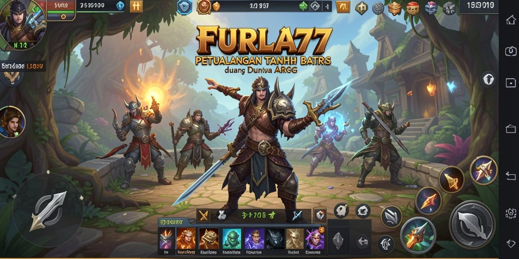 Tampilan menarik dari gameplay FURLA77 dalam dunia ARPG.