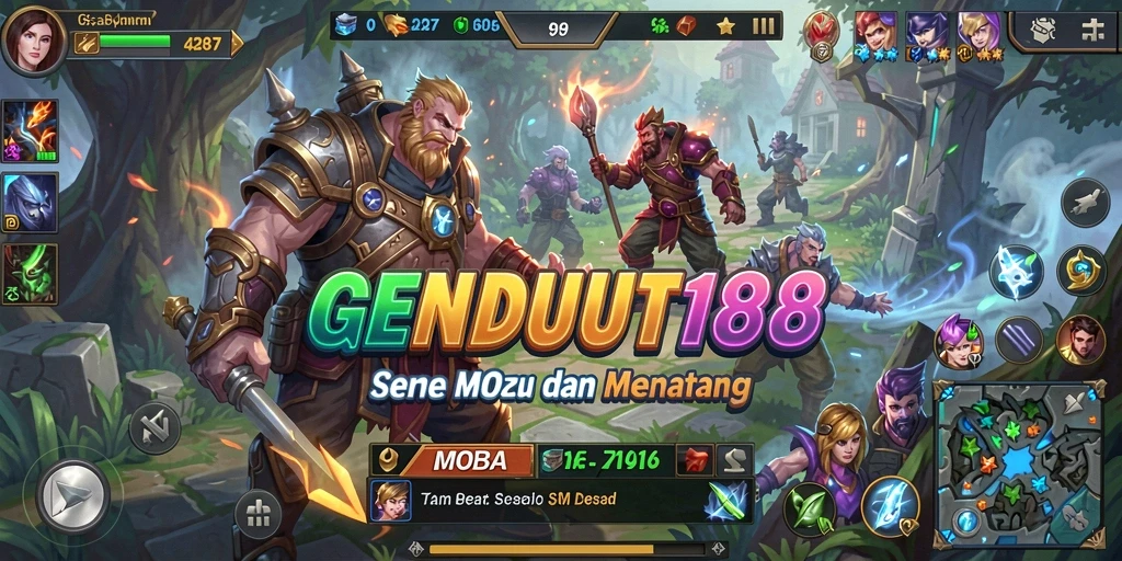 Tampilan gameplay seru dan kompetitif di GENDUT188.