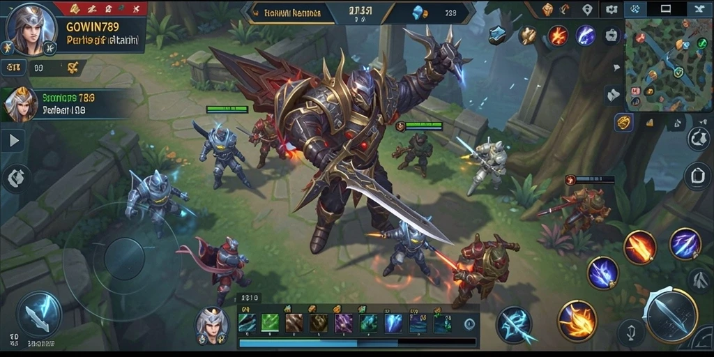 Tampilan gameplay menarik dari GOWIN789 dengan berbagai strategi.