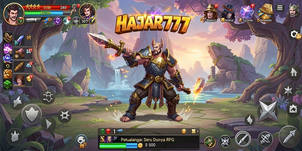 Gameplay RPG yang menakjubkan di HAJAR777 dengan grafis memukau.