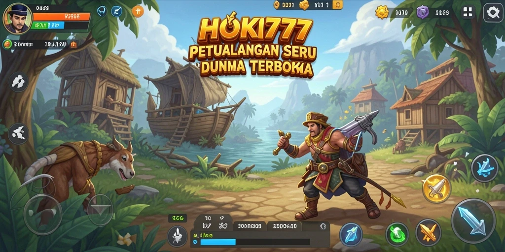 Screenshot HOKI777 menampilkan petualangan seru di dunia terbuka.