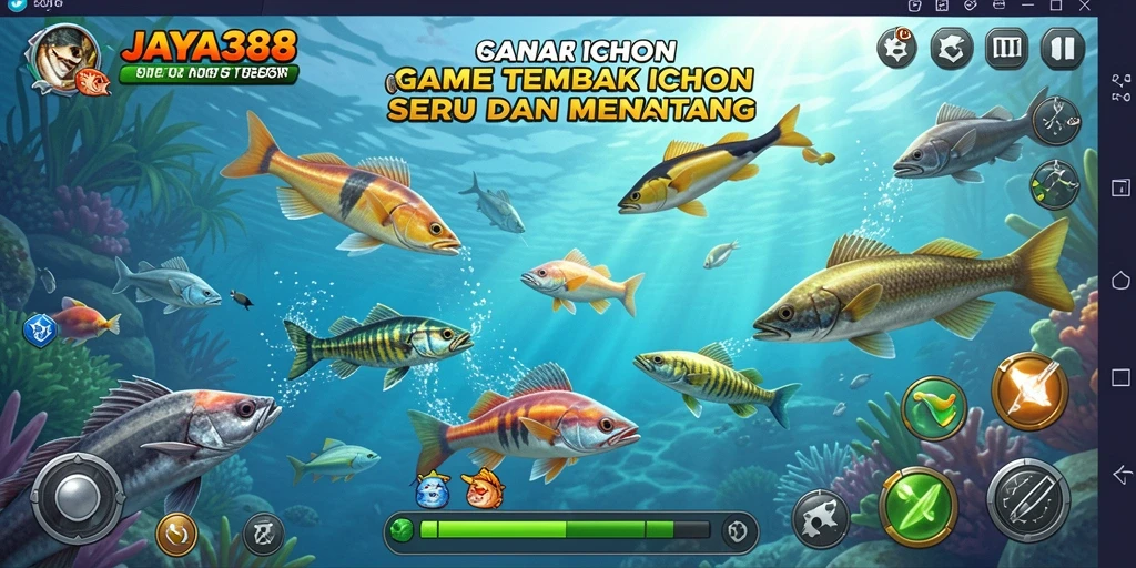 Gameplay Tembak Ikan seru dengan grafis menawan.