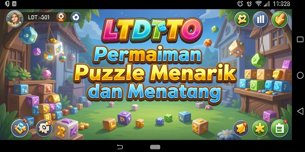 Screenshot LTDTOTO menampilkan gameplay Puzzle yang seru dan menantang.