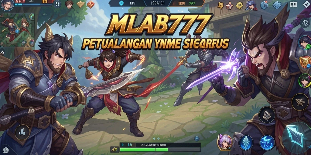 Tampilan gameplay MLBB777 yang dinamis dan penuh aksi.