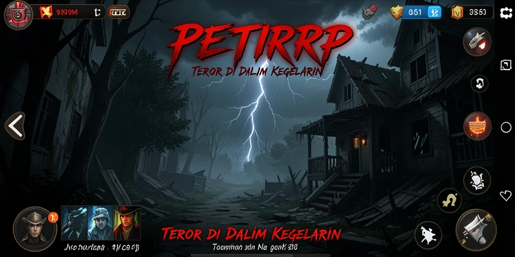 Gameplay menegangkan dengan atmosfer horror yang mencekam.