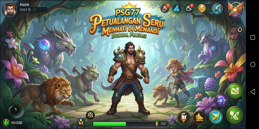 Tampak aksi seru dalam petualangan PSG77 dengan berbagai lokasi menantang.