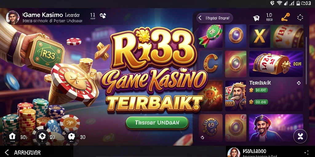 Gameplay menarik dari aplikasi Kasino RR33 yang memukau mata.