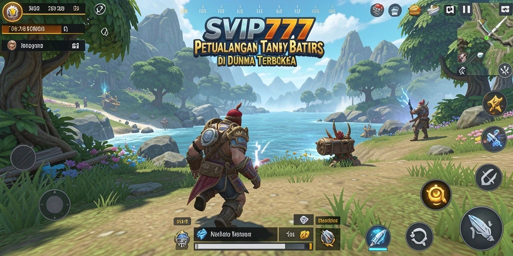 Tampilan gameplay mengesankan dari dunia terbuka SVIP777.