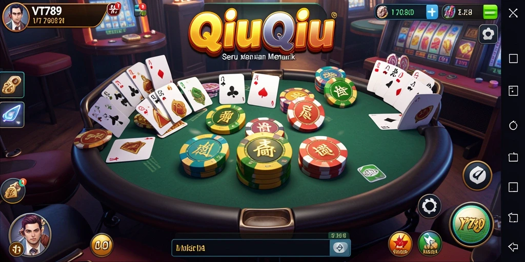 Screenshot gameplay otentik dari VT789 dengan suasana QiuQiu yang seru.