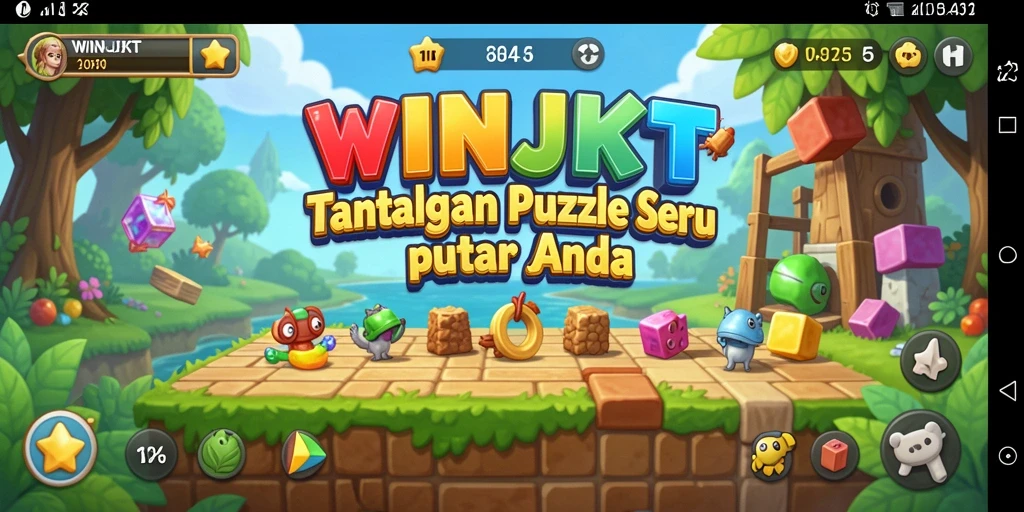 Tampilan gameplay WINJKT yang penuh tantangan dan menarik.