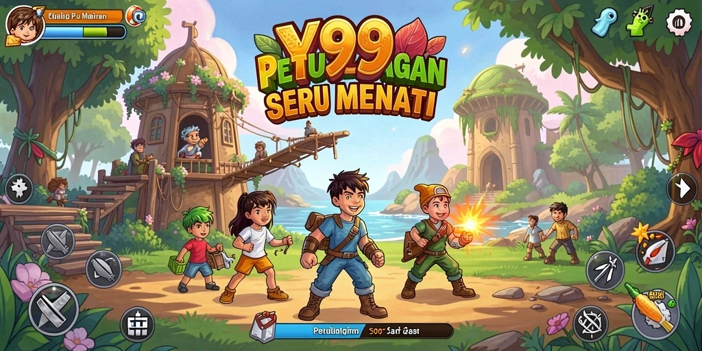 Screenshot Y89 menunjukkan pengalaman gameplay petualangan yang mendebarkan.